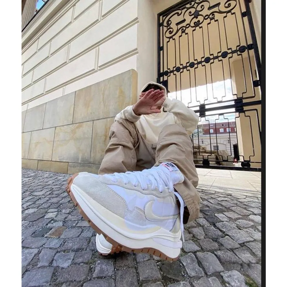 First Copy Nike Sacai X Vapour Waffle Sail Shoes (SUP5878) - Image 2