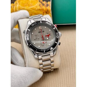 First Copy Omega Chronograph Watch Stainless Steel (SW8716)