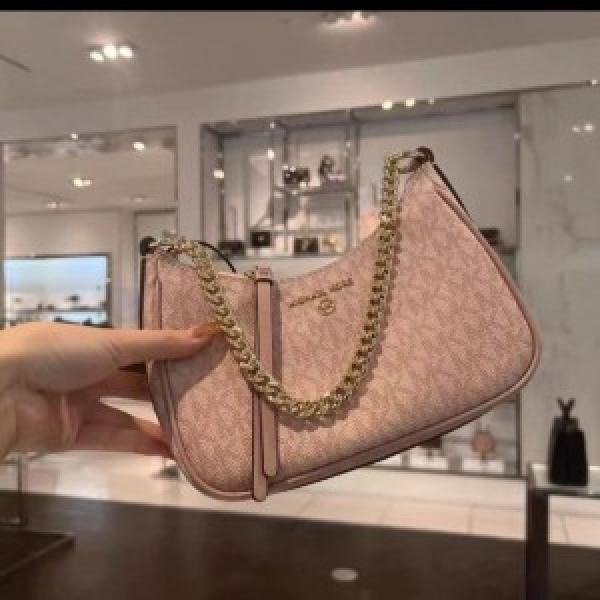 Michael Kors Shoulder Bag Jet Set Charm Small Logo Pochette Bag Dust Bag (SW8263)