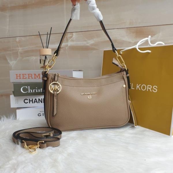 Michael Kors Leather Crossbody Bag Jet Set Charm With Carry Bag (FT714)