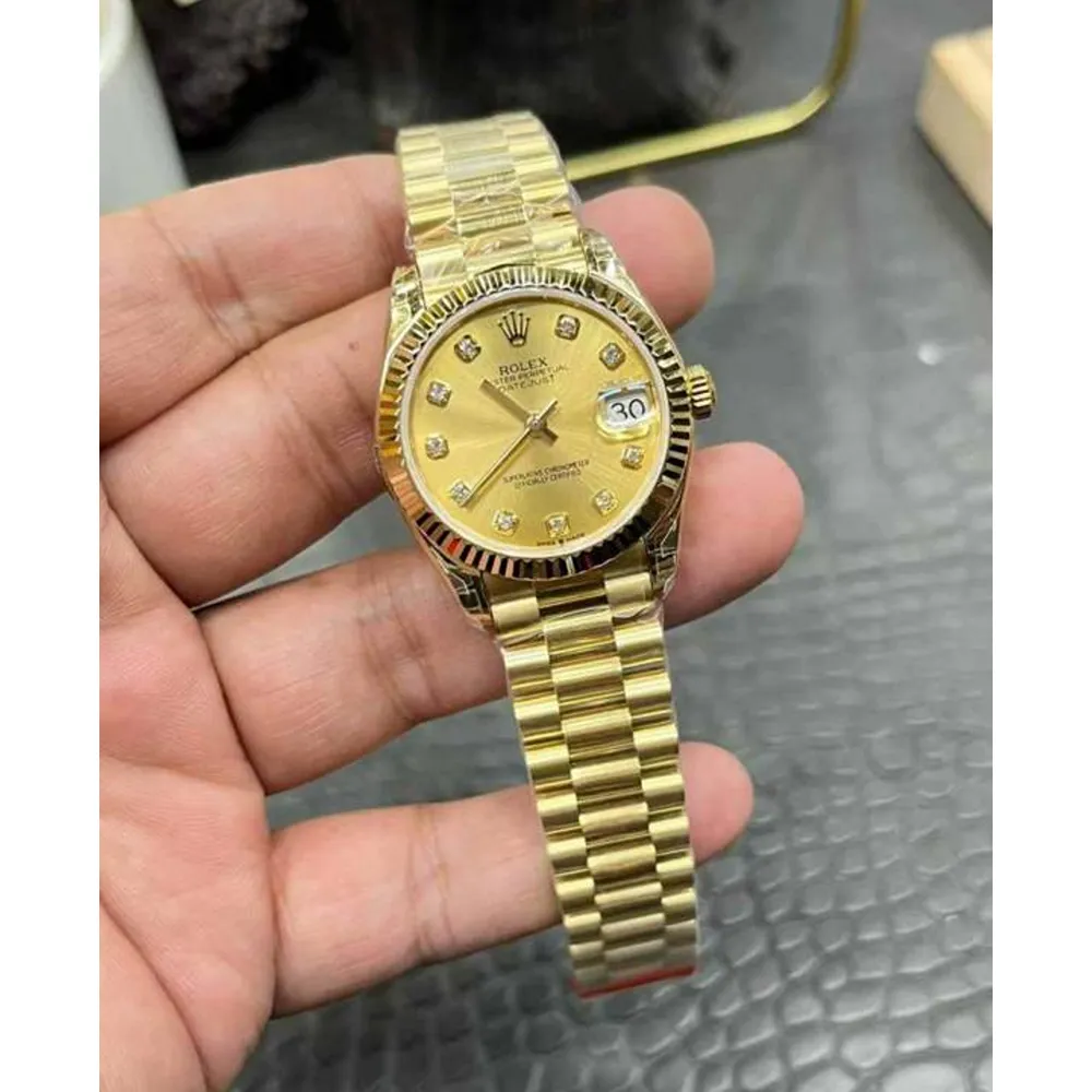 Rolex Oyster Perpetual Watch Gold (FT1051)