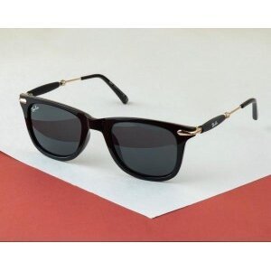 First Copy Rayban Sunglasses Black Gold  (FT411)