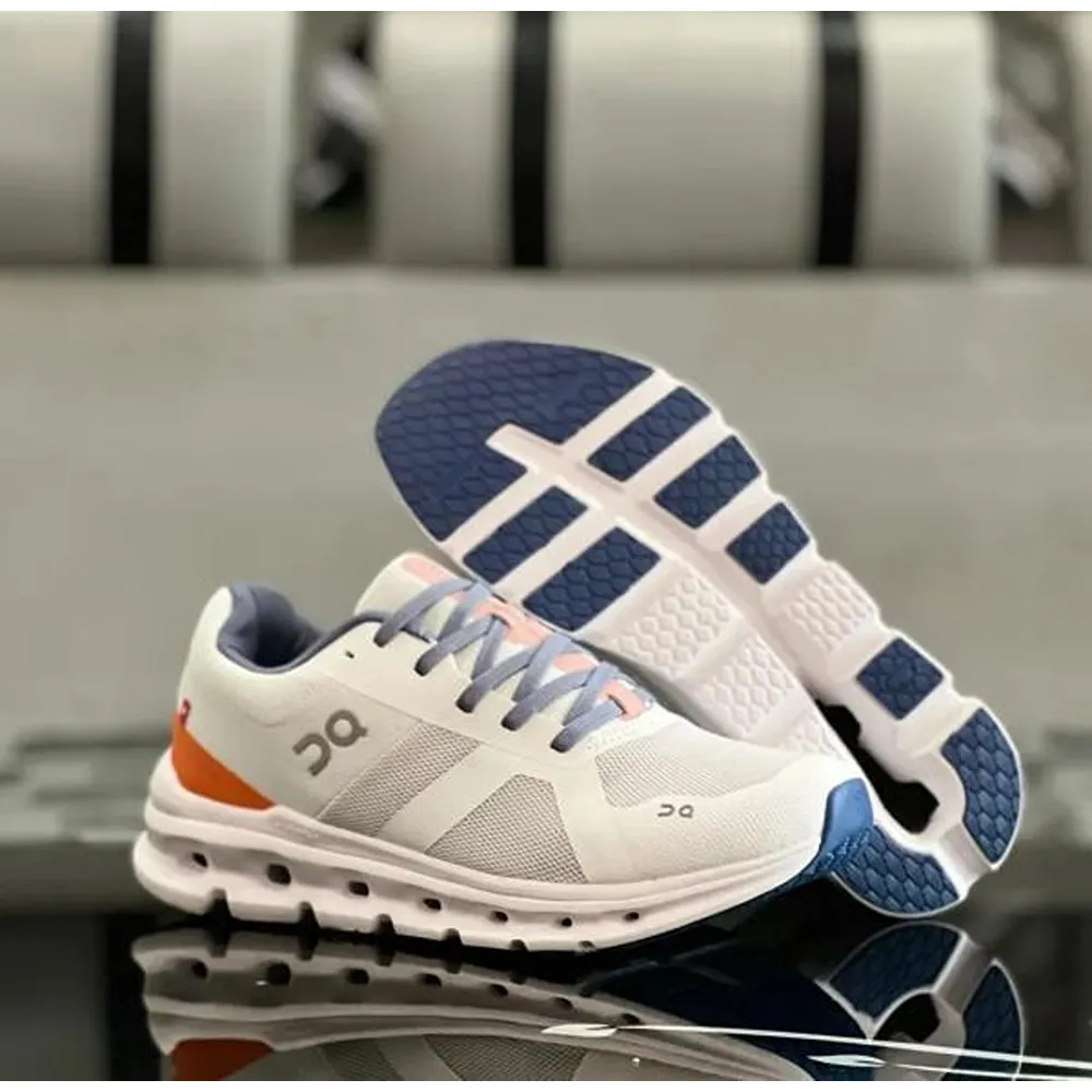 Premium On Cloudmonster Running Undyed White Flame Shoes For Women (SUP6404) - Image 2