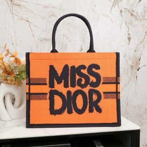 Miss Dior Graffiti Large Tote Bag With OG Box Dust Bag (SW9659)