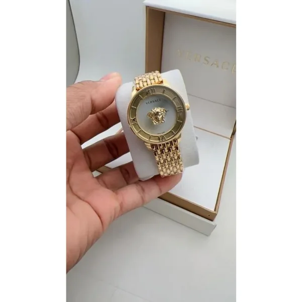 Versace Watch Gold White (FT1016)