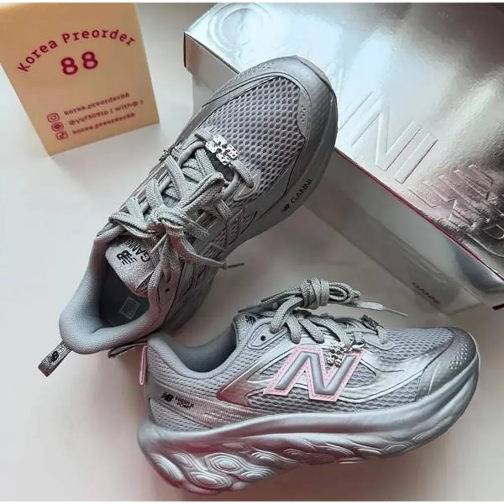 Premium Ganni X New Balance Fresh Foam Grey Shoes For Women (SUP6461) - Image 2