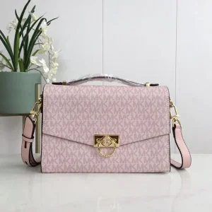 Michael Kors Crossbody Bag With OG Box And Dust Bag Pink (FT89)