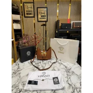 First Copy Versace Jeans Couture Shoulder Bag Brown (FT02)