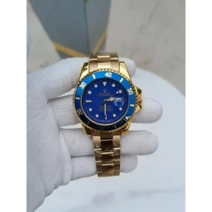 First Copy Rolex Submarine Watch Gold Blue (SW10007)