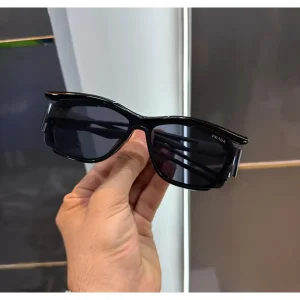 First Copy Prada Milano Sunglasses All Black Luxury Shade (FT470)