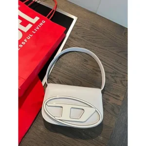 Diesel Shoulder Bag With Box And Dust Bag White (FT91)