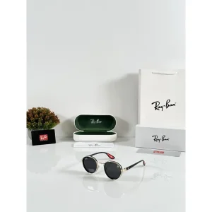 First Copy Rayban Sunglasses Gold Black (FT913)