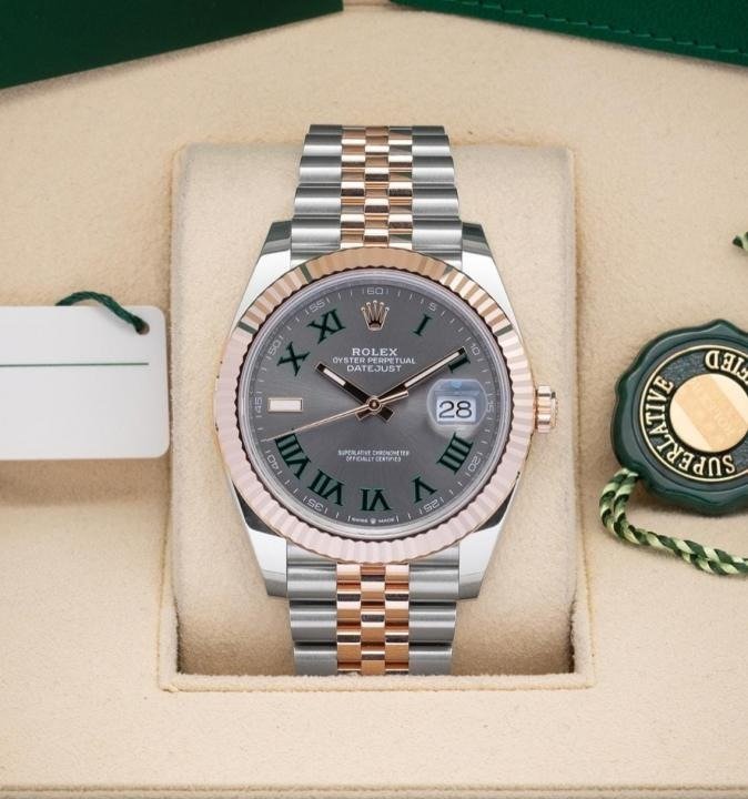 First Copy Rolex Oyster Perpetual Watch Date Just Copper (SG1924)