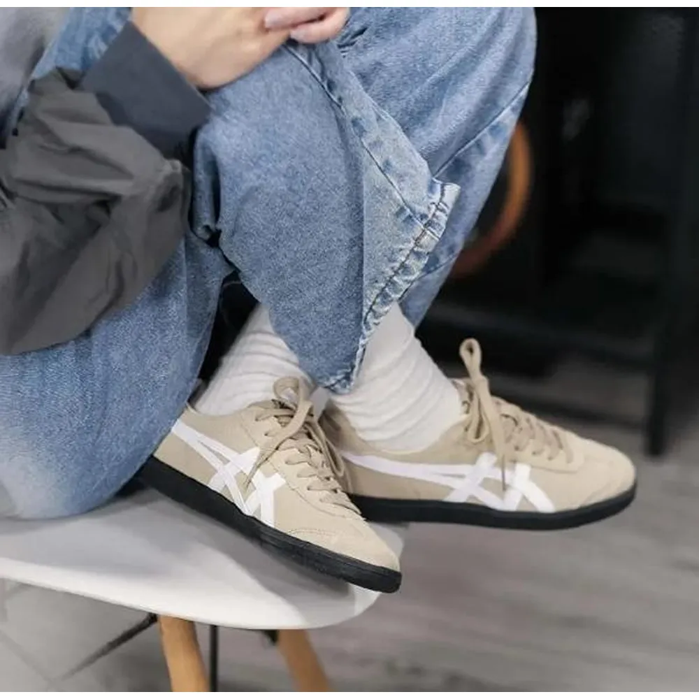 Premium Onitsuka Tiger Tokuten Beige Black Shoes For Women (SUP6493) - Image 2