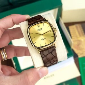 First Copy Rolex Gold Brown Watch (SW9476)