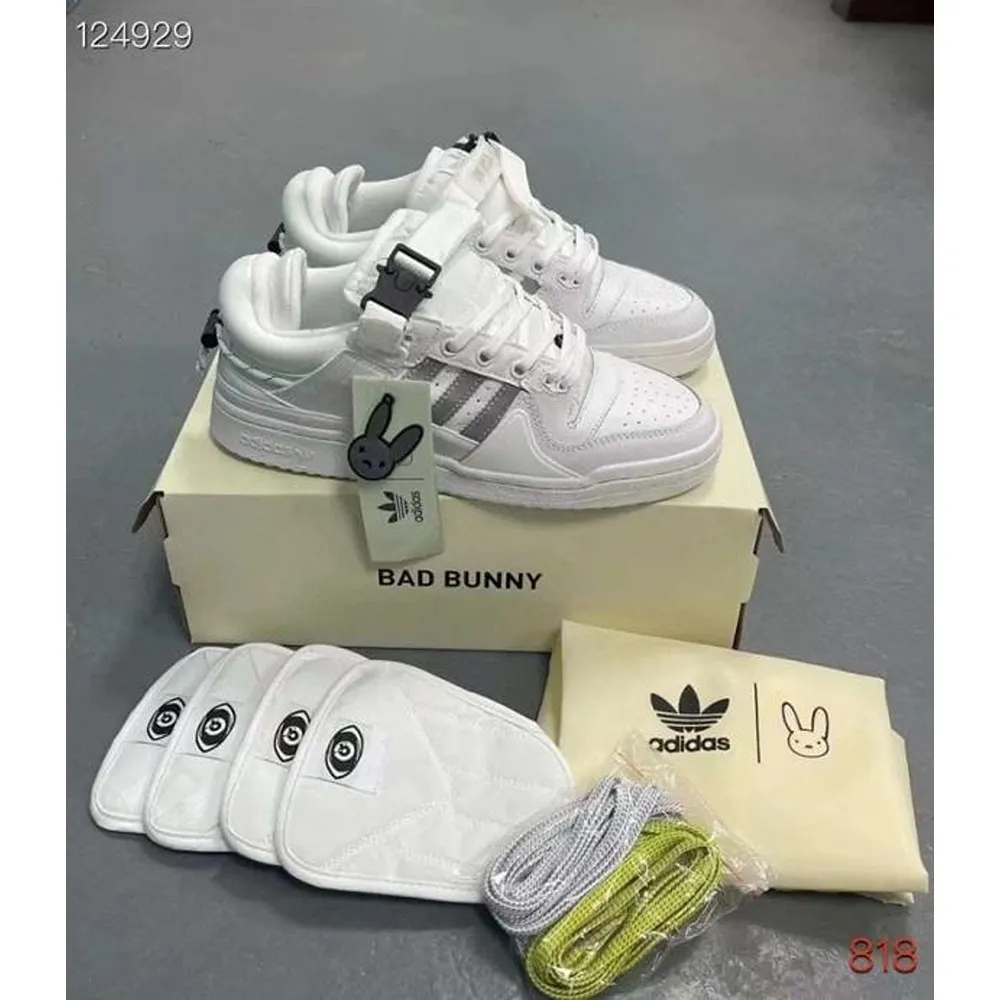 Premium Adidas Forum Bad Bunny White Shoes For Women (SUP6504) - Image 2