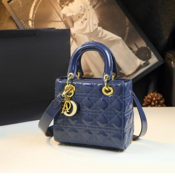 Christian Dior Leather Handbag With OG Box Dust Bag (SW9648)