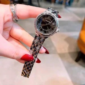 First Copy Michael Kors Watch Camille Silver Black (SG2402)