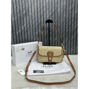 Coach Turnlock Crossbody Bag With OG Box (FT631)