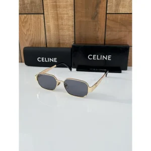 First Copy Celine Sunglasses Gold Black (FT586)