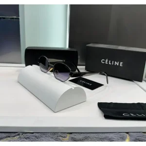 First Copy Celine Sunglasses All Black Shaded (FT836)