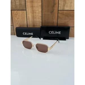 First Copy Celine Sunglasses Gold Brown (FT925)