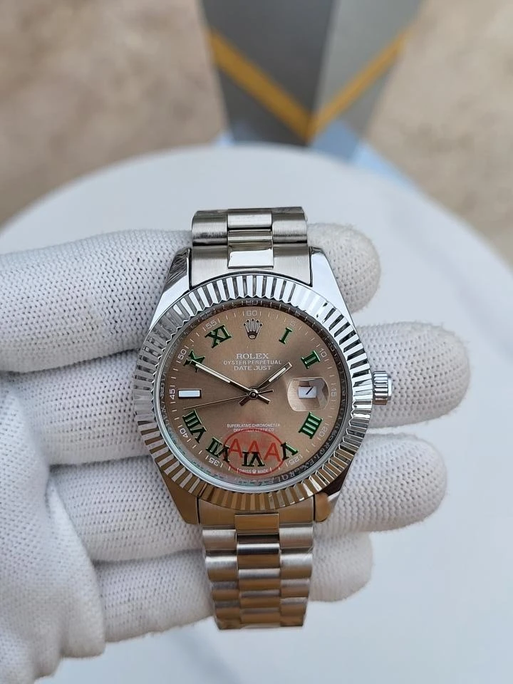 First Copy Audemars Piguet Skeleton Automatic Watch Steel Green (SG1139)