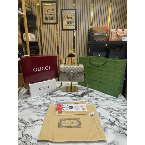 Gucci Handle Bag With Double OG Box And Dust Bag (FT41)
