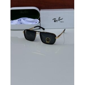 First Copy Rayban Sunglasses Golden Black (FT244)