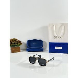 First Copy Gucci Sunglasses Gold Black (FT296)