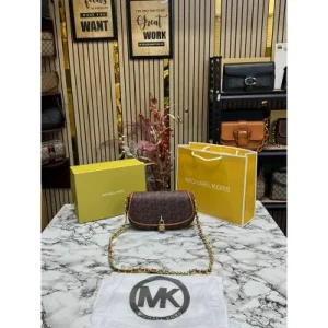 Michael Kors Shoulder Bag With Box And Dust Bag Brown (FT649)