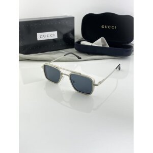 First Copy Gucci Sunglasses Silver Black (SG2374)