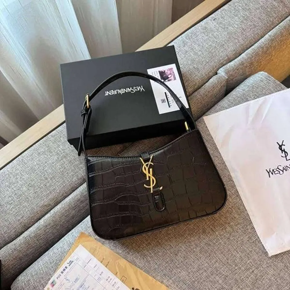 YSL Leather Handbag With OG Box (FT75)