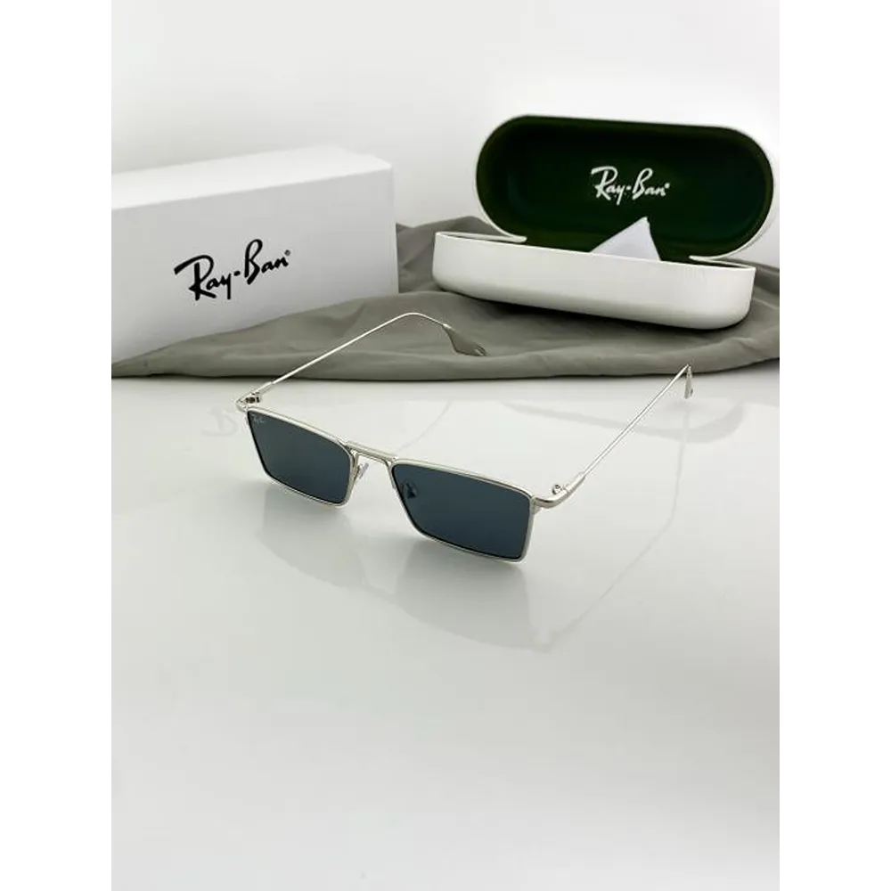 First Copy Rayban Sunglasses Silver Black (SW2153)