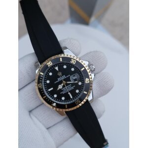 First Copy Rolex Submarine Watch Fiber Belt Gold (SW9452)