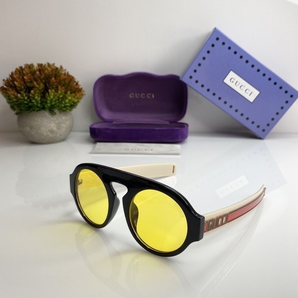 First Copy Gucci Black Sun Sunglasses (SW9160)