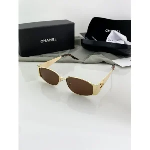 First Copy Chanel Sunglasses Gold Brown (SW2162)