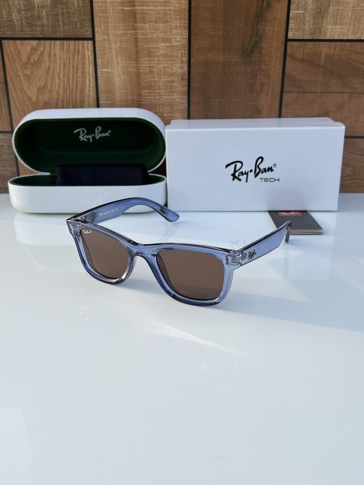 Rayban Blue Brown Sunglasses (SW9721)