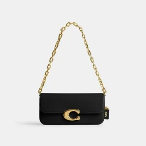 Coach Idol Bag With OG Box & Dust Bag Black (FT126)