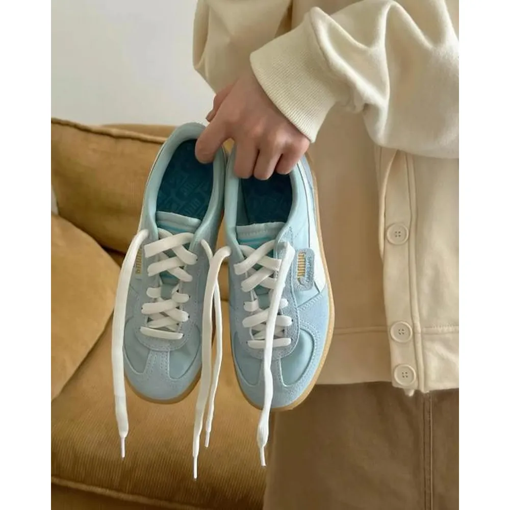 Premium Puma Palermo Light Blue Shoes For Women (SUP6426) - Image 2