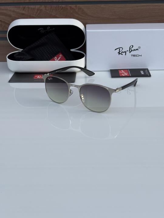 Rayban Silver Green Sunglasses (SW9792)