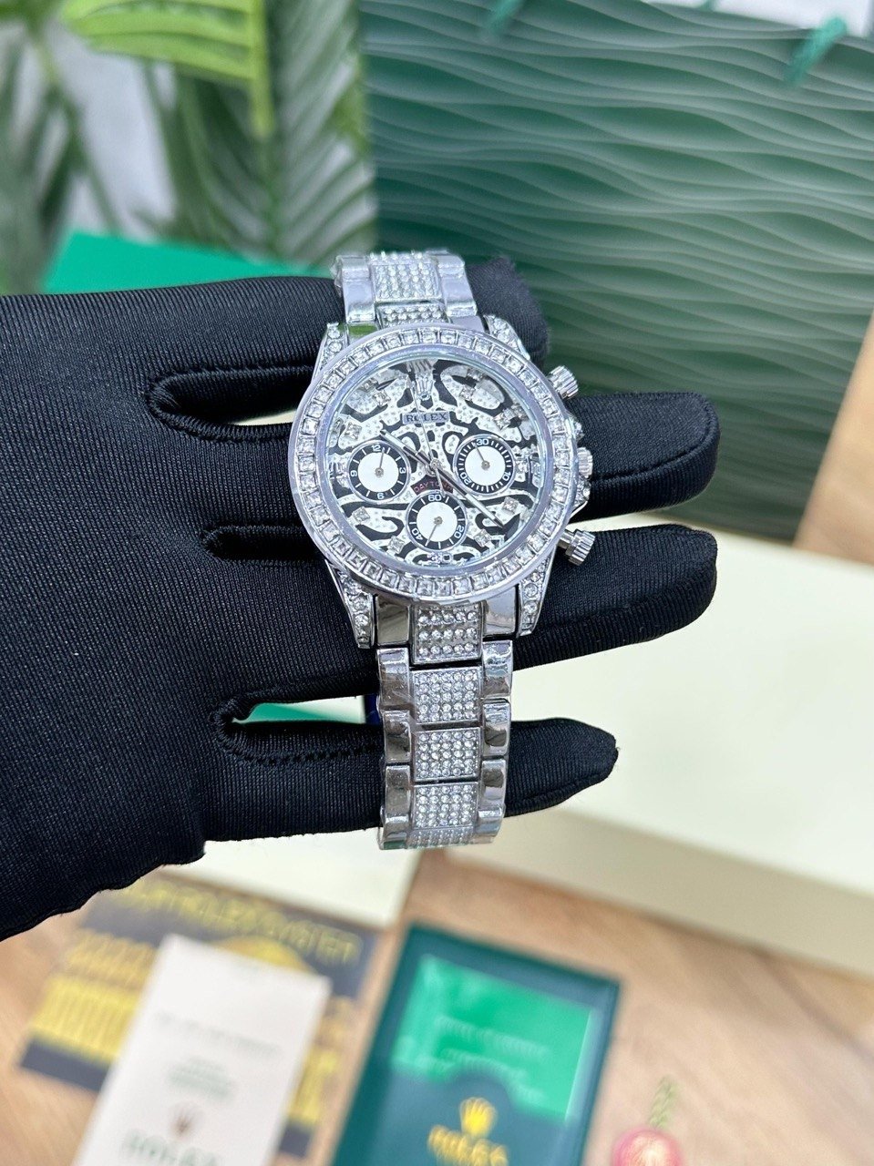 First Copy Rolex Tiger Eye Watch (SG769)