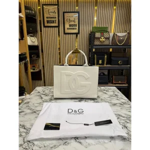 Dolce & Gabbana Tote Bag With Dust Bag White (FT2269)