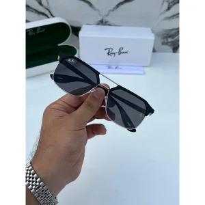 First Copy Rayban Sunglasses Silver Black (FT1610)