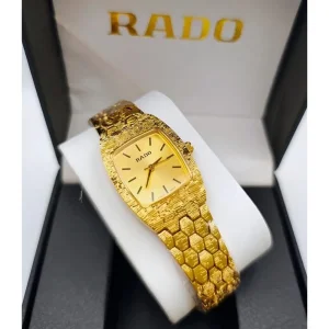 First Copy Rado Square Watch Gold (FT2515)