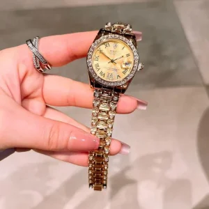 First Copy Rolex Oyster Perpetual Watch Gold (FT2421)