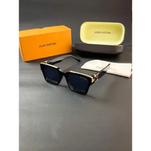Louis Vuitton Sunglasses Gold Black (FT2602)