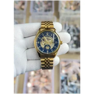 First Copy Rolex Oyster Perpetual Skeleton Watch (FT2974)