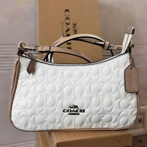 First Copy Coach Terry Embossed Shoulder Bag With Box (FT2783)
