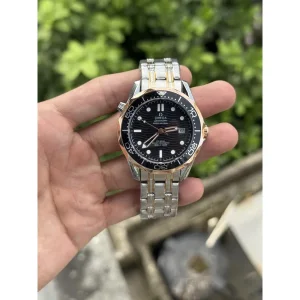 Premium Omega Seamaster Automatic Watch Open Heart (FT3007)